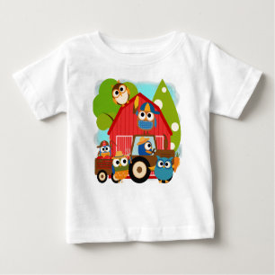 Owl Farmers Baby T-Shirt
