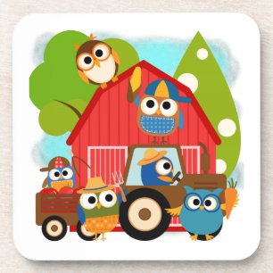 Owl Farmers Coaster