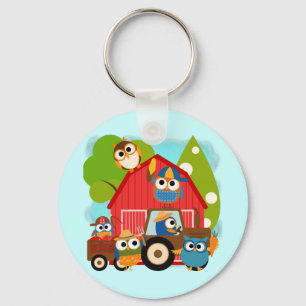 Owl Farmers Key Ring