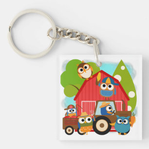 Owl Farmers Key Ring
