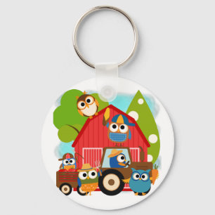 Owl Farmers Key Ring