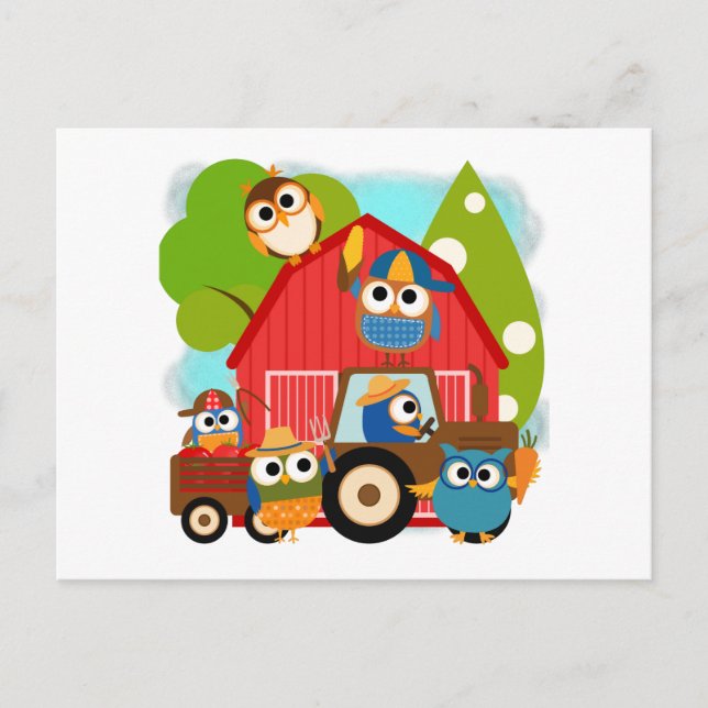 Owl Farmers Postcard (Front)