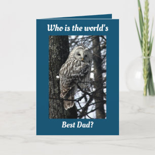 Owl Father's Day Card