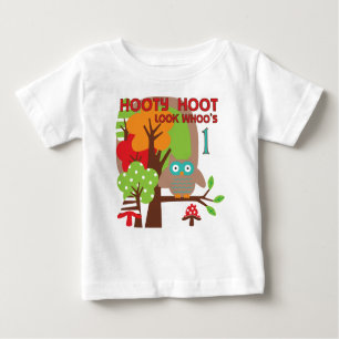 Owl First Birthday T-shirts and Gifts