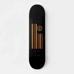Owl - Flag Skateboard