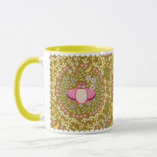 Owl Folk Olive Mug