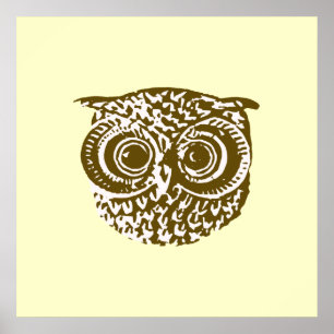 Owl for walls poster