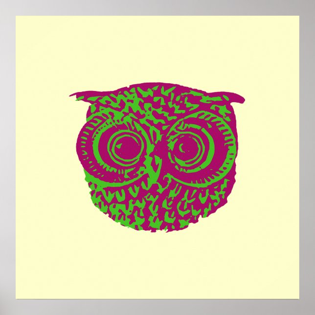 Owl for walls poster (Front)