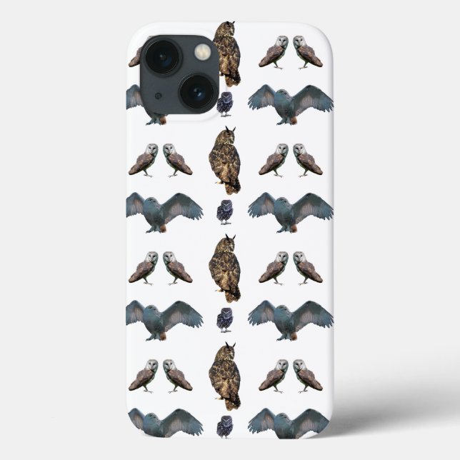 Owl Frenzy iPad Mini Case (choose colour) (Back)