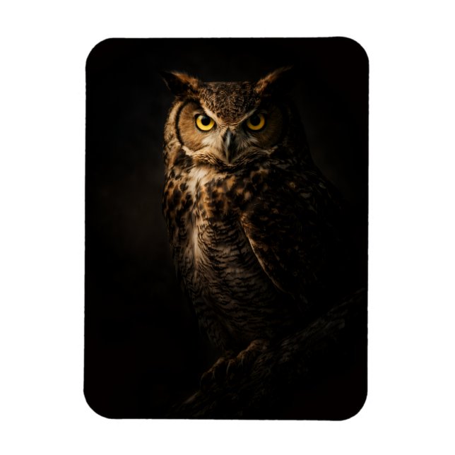 Owl Fridge Magnet (Vertical)