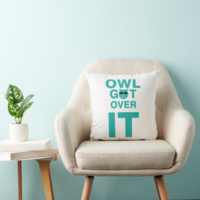 Owl get over it  cushion (Chair)