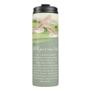 OWL GIFTS - Personalised Thermal Tumbler