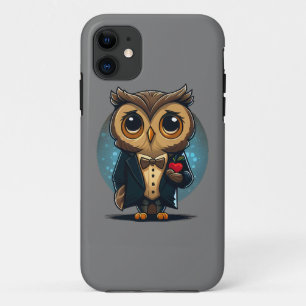 Owl Groom in Love: Perfect Valentine's Day Gift Case-Mate iPhone Case