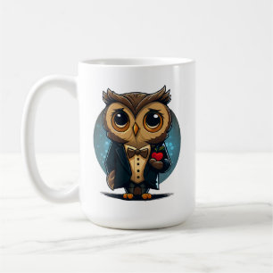 Owl Groom in Love: Perfect Valentine's Day Gift Coffee Mug