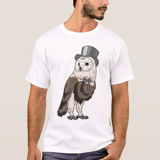 Owl Groom Wedding ring Wedding T-Shirt (Front)