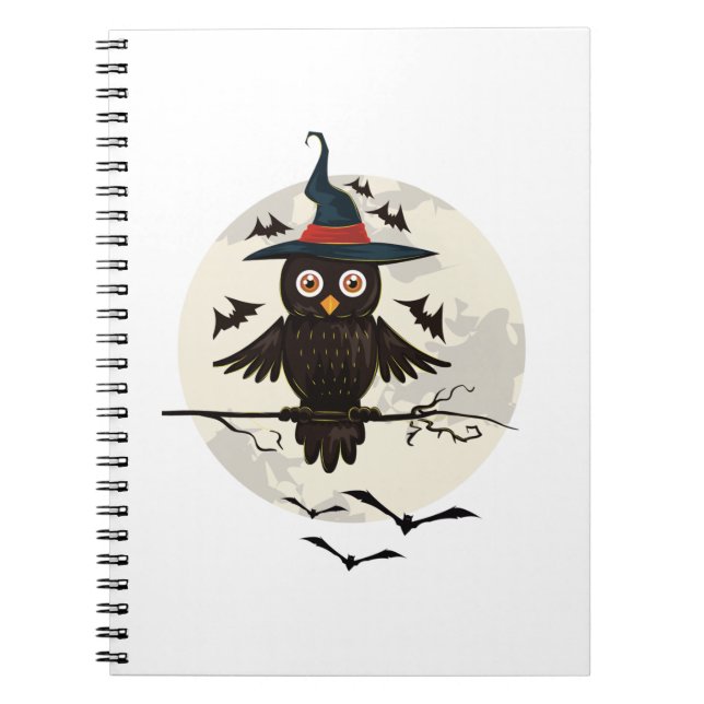 Owl Halloween Notebook (Front)