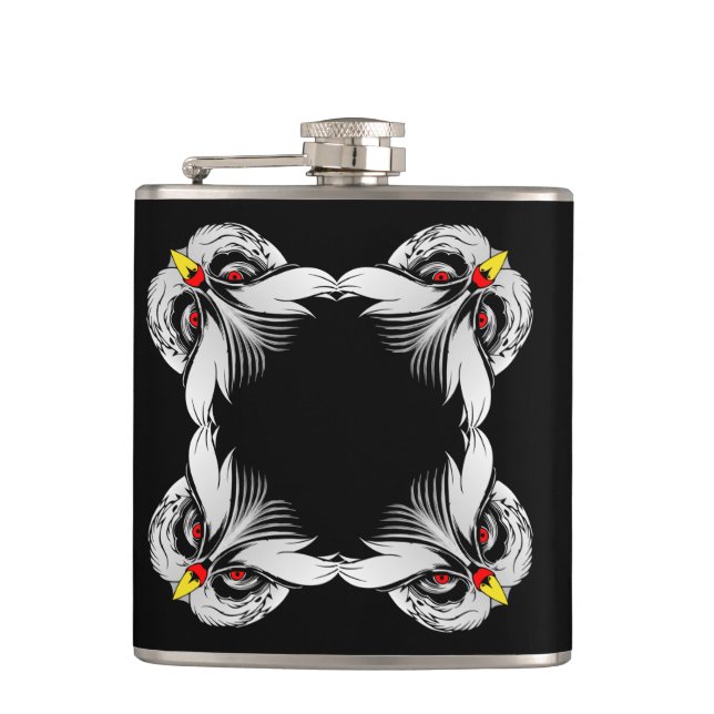 Owl head hip flask (Front)