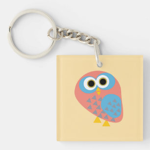 Owl hootie key ring