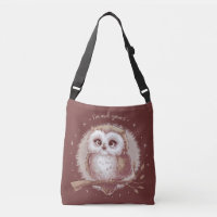 Owl Illustration Cute Whimsical Cottagecore