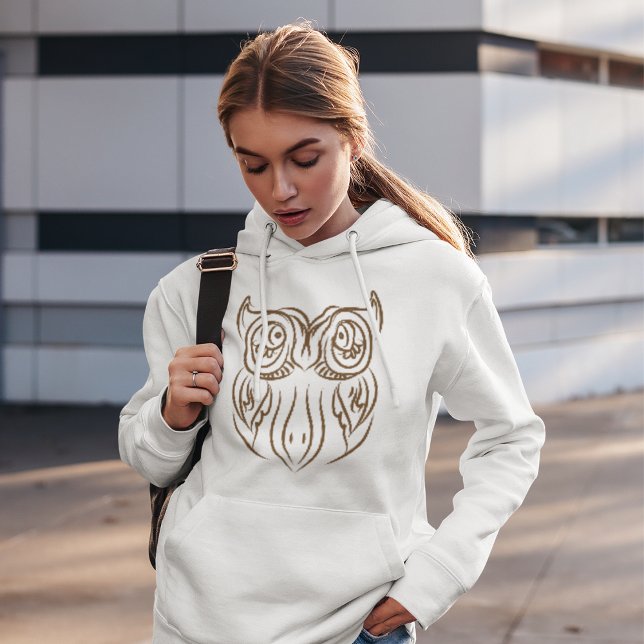 Owl Illustration Hoodie (Creator Uploaded)