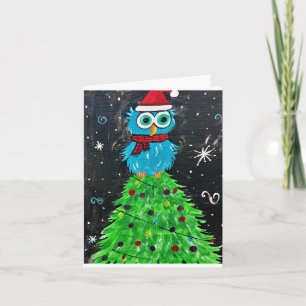 Owl in a Tree Greeting Card