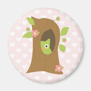 Owl in a Tree Magnet