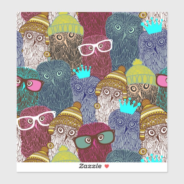 Owl in crown (Sheet)