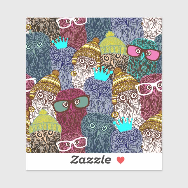 Owl in crown (Sheet)