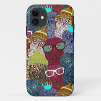 Owl in crown