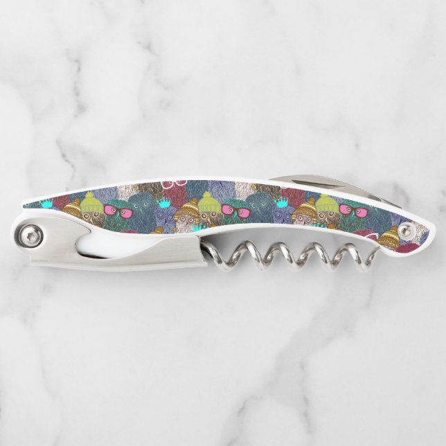 Owl in crown corkscrew (Front)