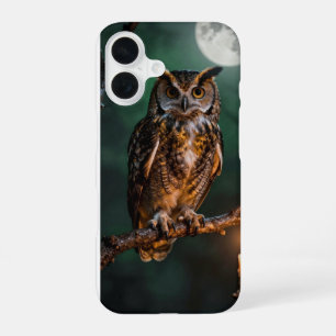 Owl in Moonlight Gothic Autumn Phone Case