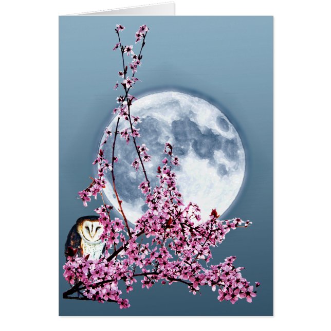 Owl in Plum Tree (Front)