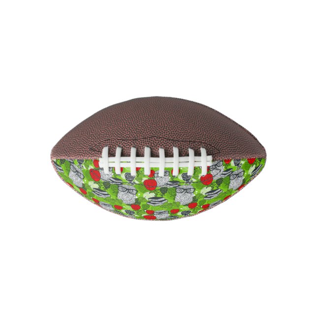 Owl in red roses football (Front)
