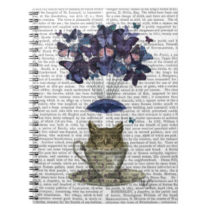 Owl In Teacup Spiral Notebook