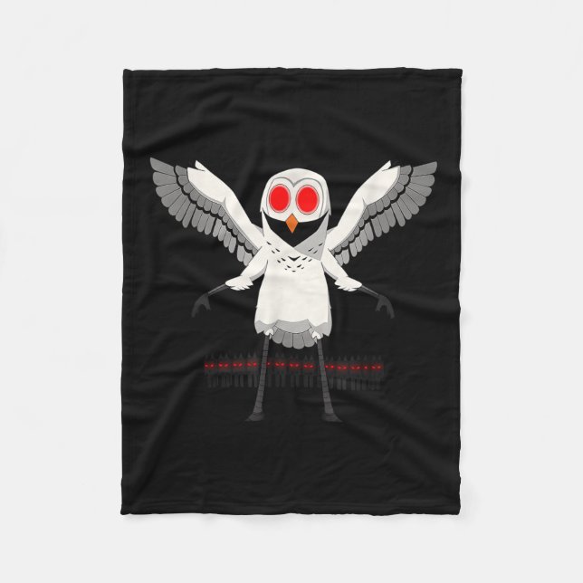 Owl In The Forest Kids 99 Nights Halloween Y Video Fleece Blanket (Front)