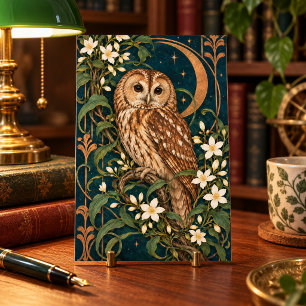 Owl in the Jasmine Art Print