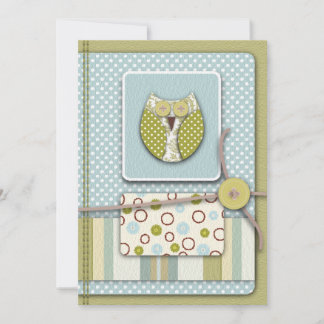 Owl Invitation