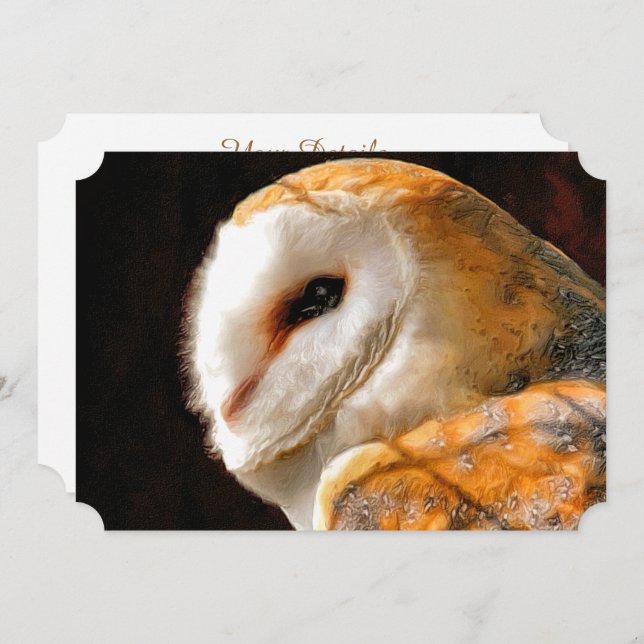 OWL INVITATION (Front/Back)