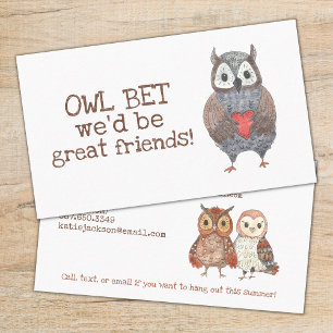Owl Kids Calling Card