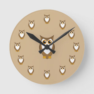Owl Kitchen Wall Clock Owl Lovers Gift