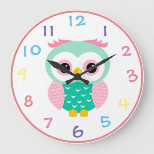 Owl Large Clock