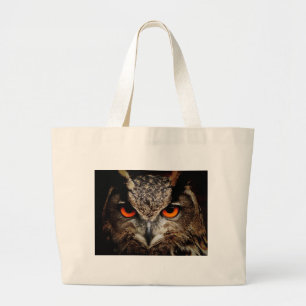 Owl Large Tote Bag
