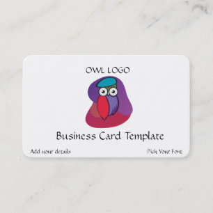 Owl Logo Business Card
