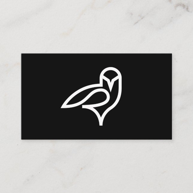 Owl Logo Business Cards (Front)