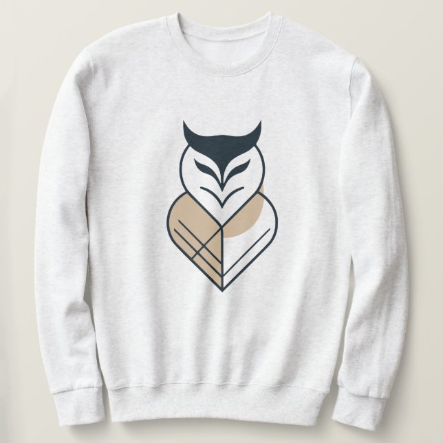 OWL logo geometric design  Sweatshirt (Design Front)
