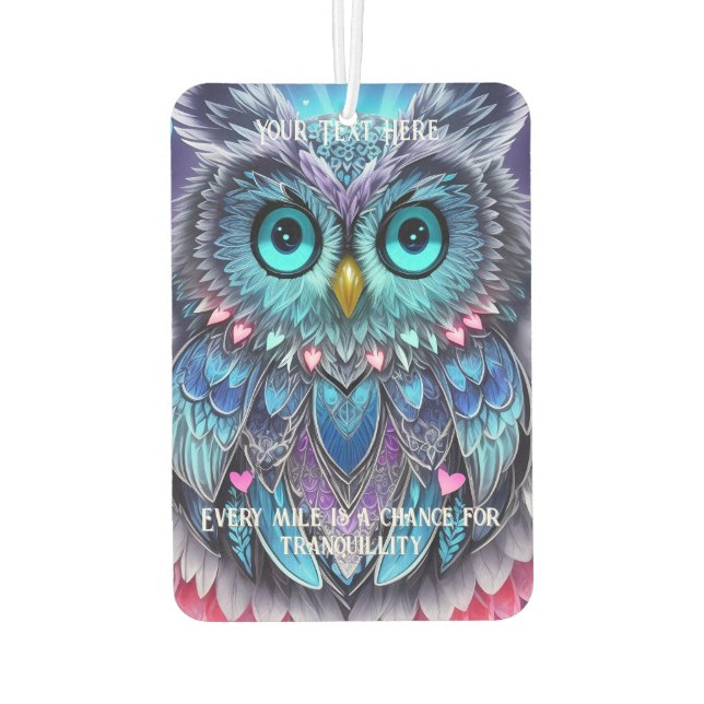 Owl Love Air Freshener (Back)