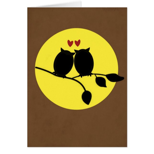 Owl Love Card (Front)