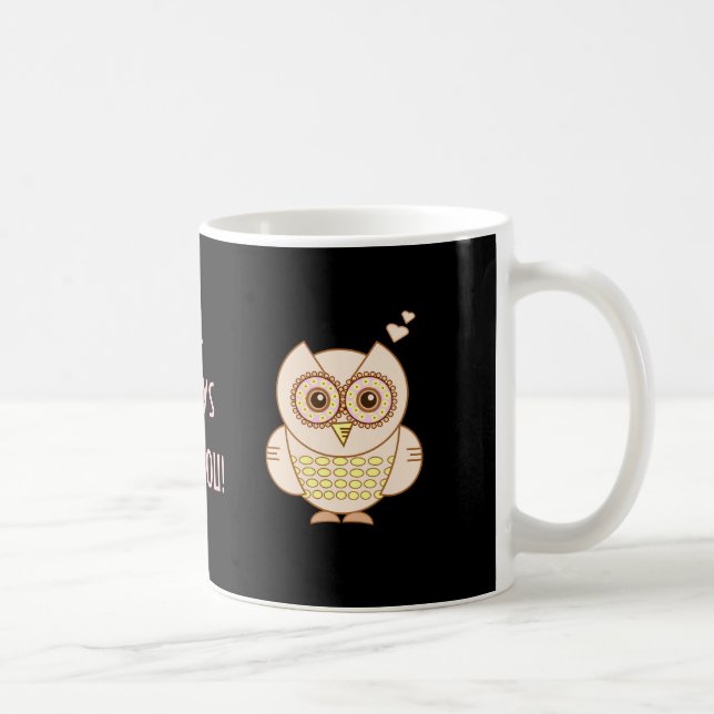 Owl Love Coffee Mug (Right)