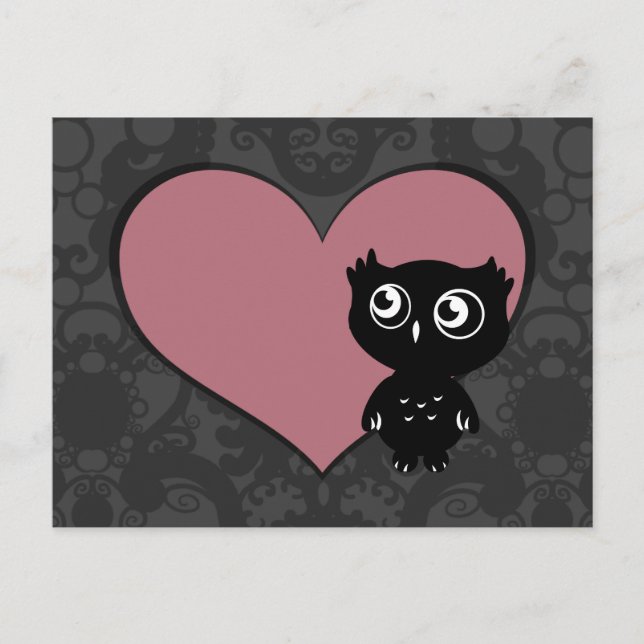 Owl Love I Postcard (Front)