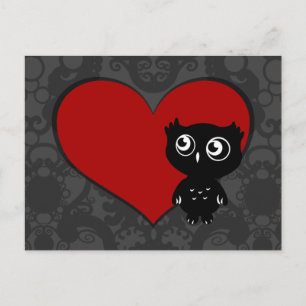Owl Love III Postcard